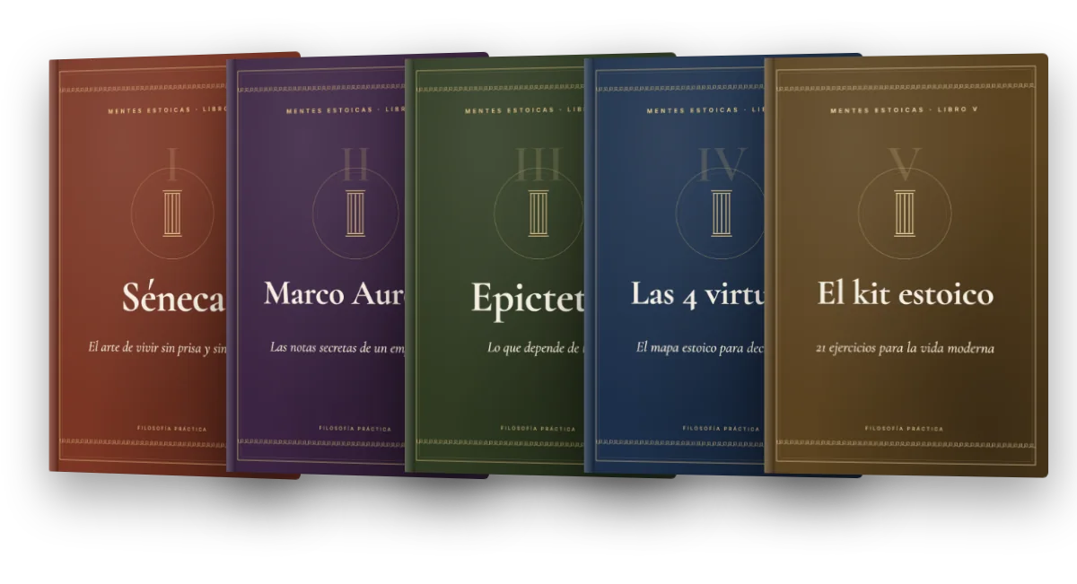 Los 5 libros de la colección Mentes Estoicas